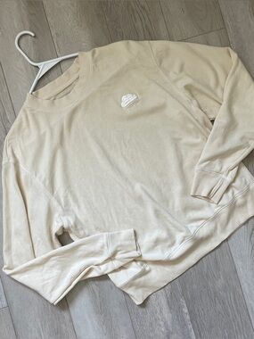 Cloud100 Sweatshirt supima cotton crewneck womens Cream (small) soft comfy